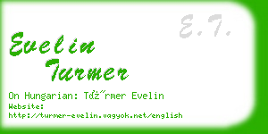 evelin turmer business card